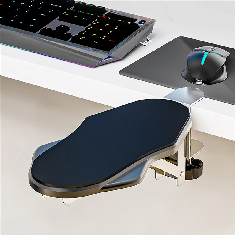 

Folding Free Rest Rest Clip Elbow Holder Computer Arm Pad Bracket Mouse Desk Table Support Wrist Armrest Punching Rotating