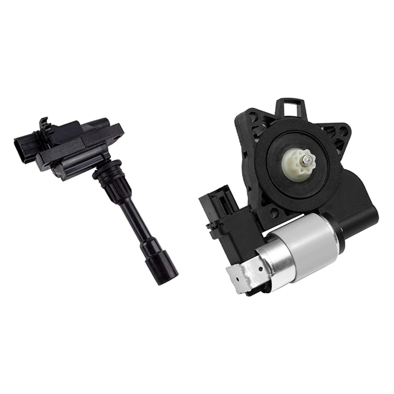 

2 Pcs Car Accessories: 1 Pcs Ignition Coil & 1 Pcs Power Window Lift Motor