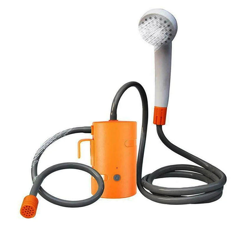 

Camping Shower Portable Electric Shower Outdoor Camping Shower With Built-In Battery Rechargeable Waterproof