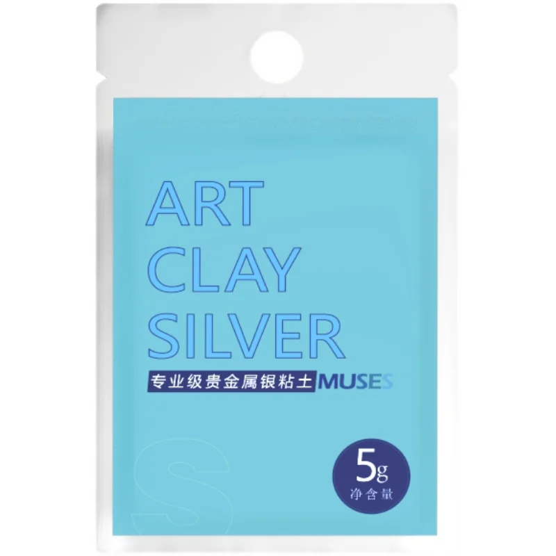 

5g Art Silver Clay Sterling Silver Mud Designer DIY Handmade Silver Jewelry Couple Ring Pendant Birthday Gift