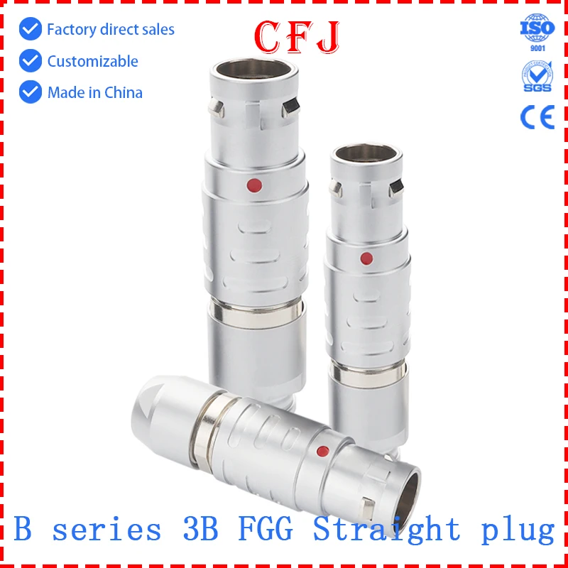 

Металлический разъем CFJ, прямая вилка FGG.3B.302.303.304.305.306.307.308.310.312.314.316.318.320.322.324.326 CLA