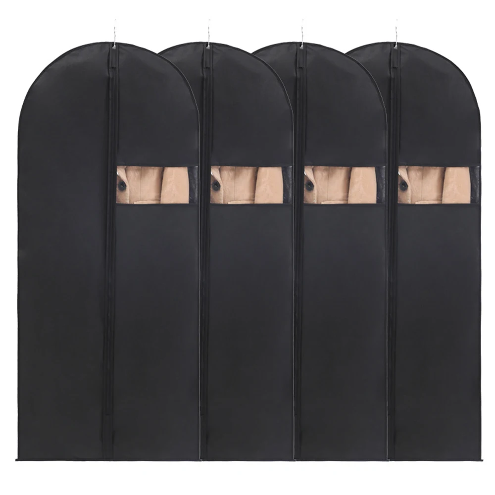 

Dustproof Clothing Covers Non-woven Fabrics Clothes Dust Cover Coat Suit Dress Protector Hanging Garment Bags Closet Organizer