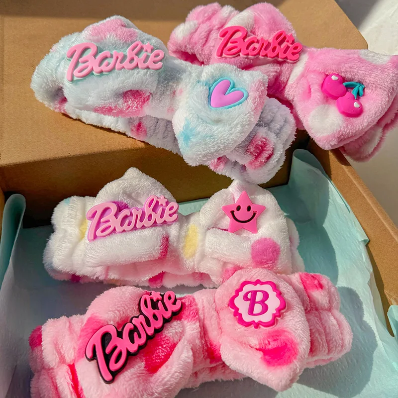 Новые повязки для волос Барби 2024 новые головные уборы мытья лица макияж ручка