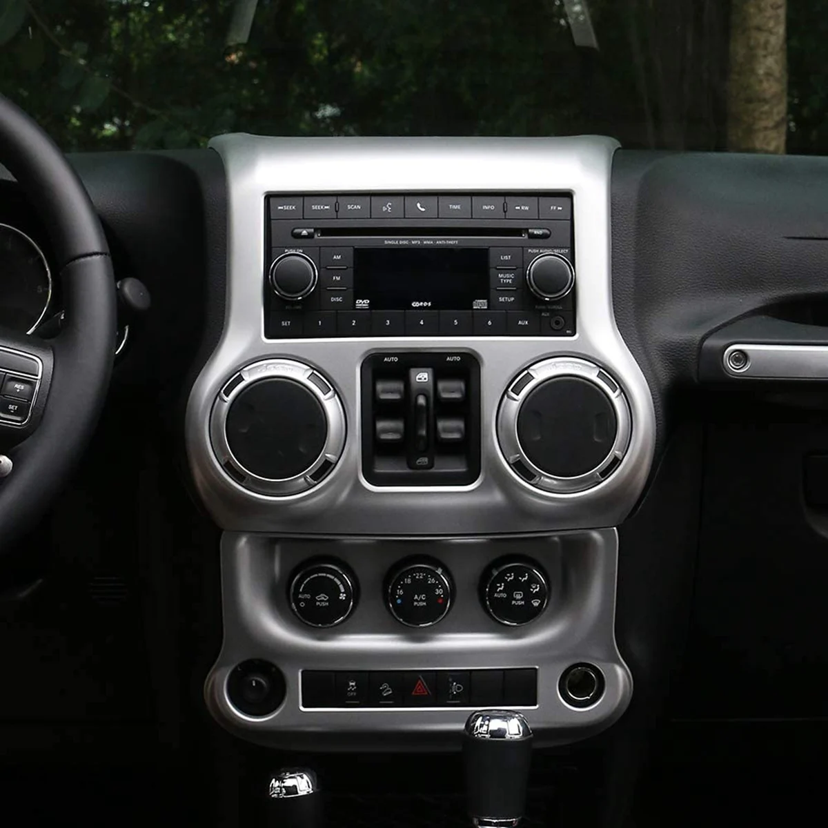 Центральная панель приборной панели и кондиционера переключателя рамка Обложка