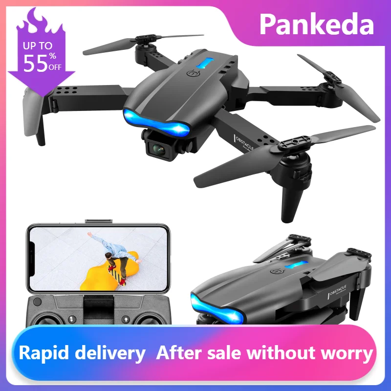 

NEW K3 E99 Pro Drone Professional Quadcopter Obstacle Avoidance Drones RC Helicopters 4K Dual Camera Dron Remote Control Toys