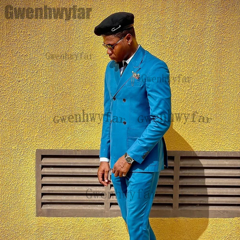 

Gwenhwyfar Jacket Sets Elegant Dress Men's Slim Wedding Boyfriend Suits 2022 2 Pieces Blazer For Man Tailored Business Outfits