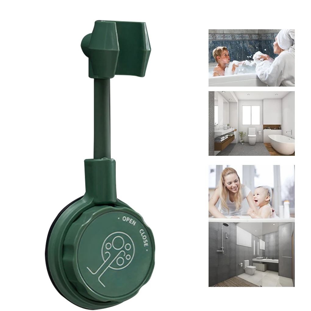 

360° Bathroom Bracket Universal Adjustable Hand Shower Holder Suction Cup Bath Showers Holder Artifact Punch-Free Not Fall Off