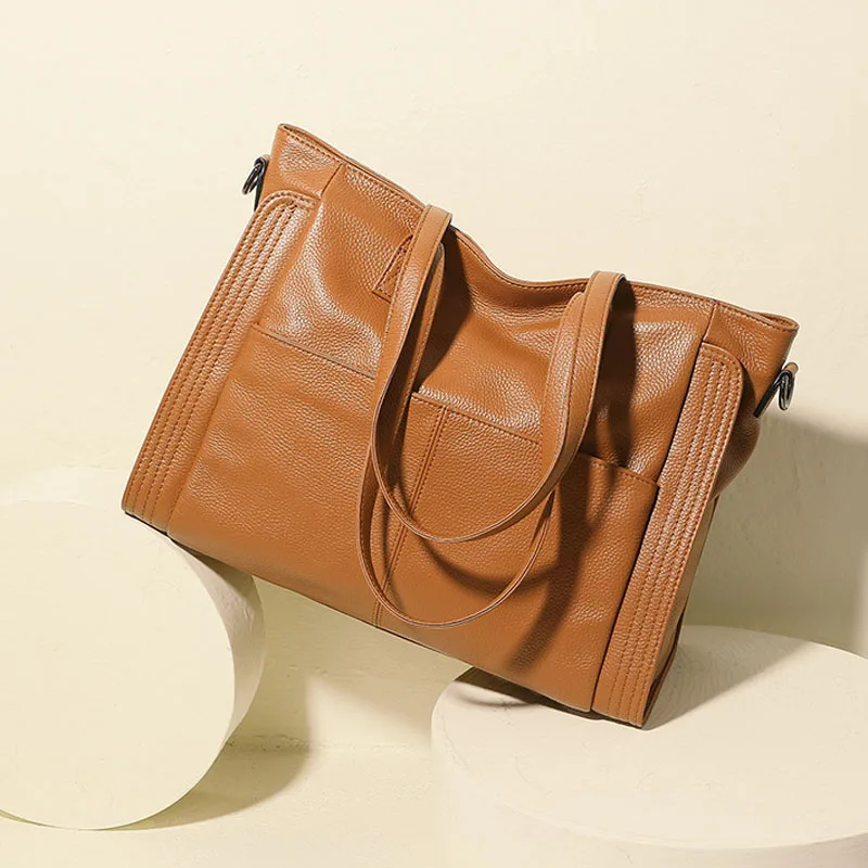 

Женская сумка из натуральной воловьей кожи, сумка-мессенджер через плечо, 2023