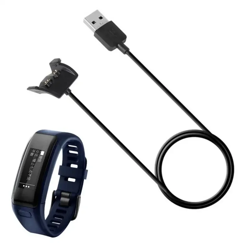 Фото Зарядный кабель для Garmin Vivosmart HR/HR+ Approach X40, USB-кабель для быстрой зарядки и передачи данных, кабель питания, кабель для передачи данных, трекер. №1
