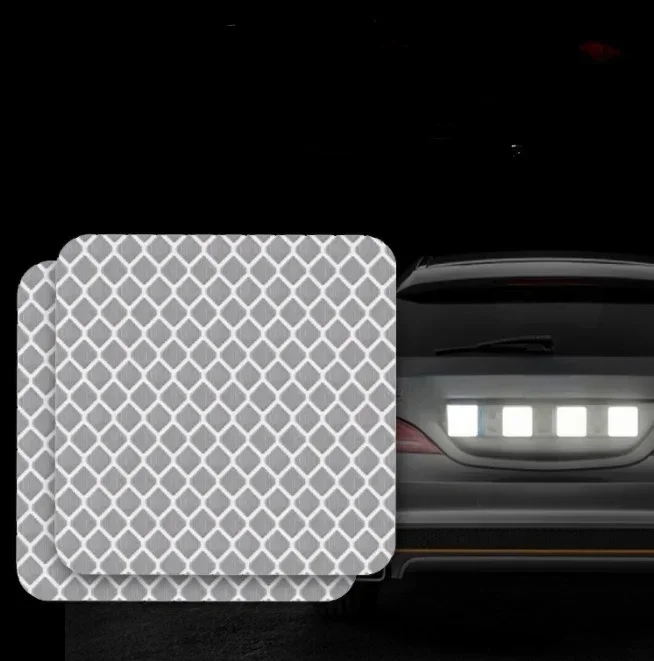 

Светоотражающие наклейки на бампер автомобиля, светоотражающая предупреждающая лента, безопасные наклейки-отражатели, наклейки, предупреждающая лента безопасности, 10 шт.