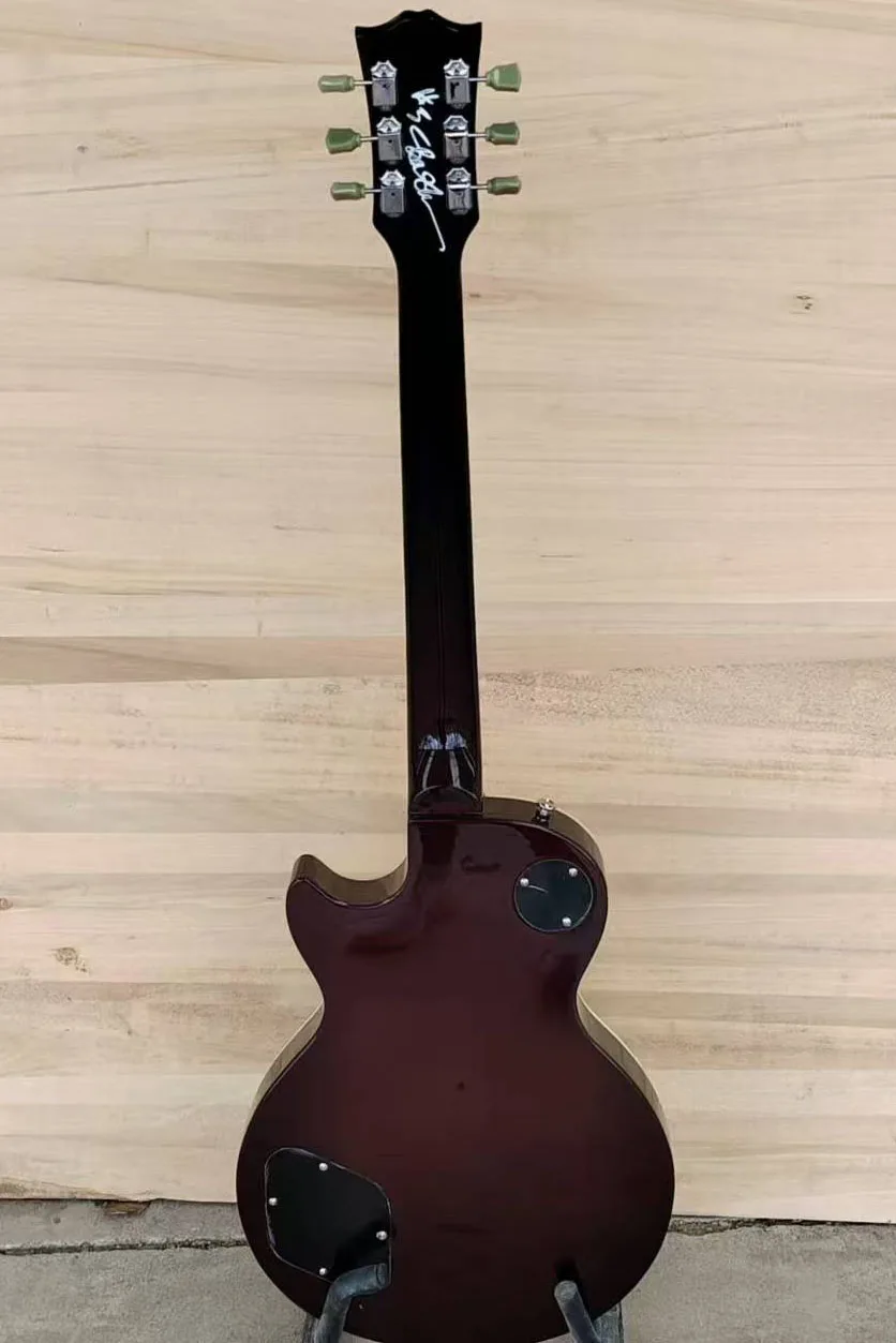 Электрогитара Slash Anaconda Burst Flame Maple Top зеленый темно-коричневый корпус из красного