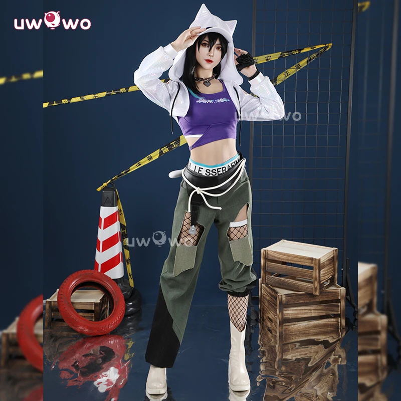 Фото Серия UWOWO Collab: Косплей-игра Ashe Overwatchh 2x LEe SSERAFIMm Fearlesss Ashe Косплей Костюм XS-XXL Костюм на Хэллоуин №1