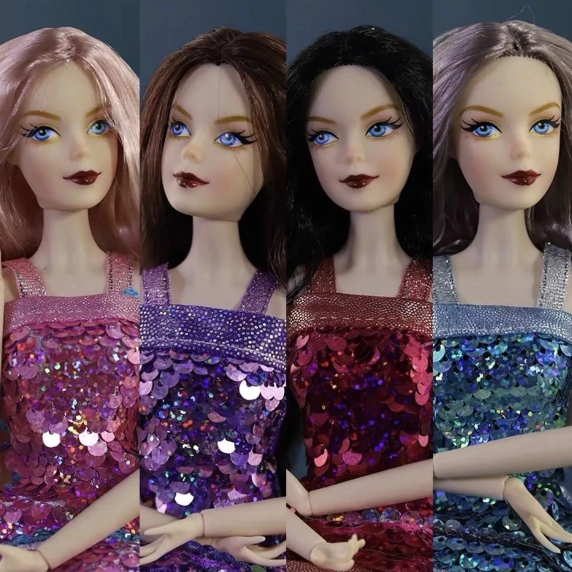 Голова-манекен из искусственной кожи 30 см