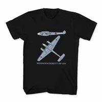 messerschmitt bf 110 german wwii fighter bomber plane t shirt summer cotton short sleeve o neck mens t shirt new s 3xl
