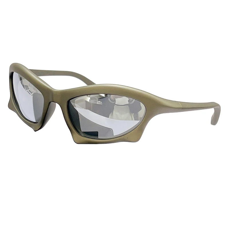 

Sunglasses Women Brand Designer Fashion Goggle Gradient Sun Glasses Shades Lens Ladies Frameless Eyeglasses