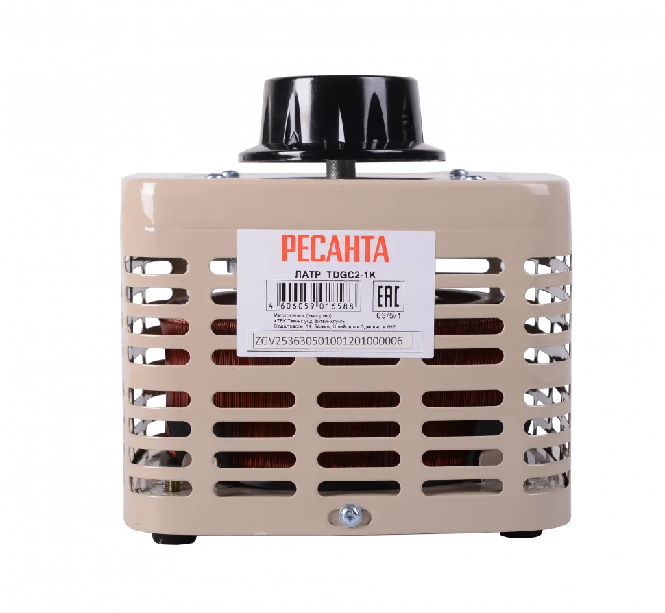 Автотрансформатор Ресанта ЛАТР TDGC2-1K 1kVA, 0-250 В, 1 кВт