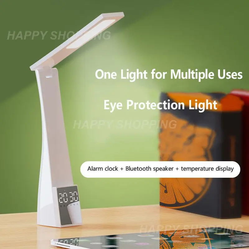 

Speaker Alarm Eye-friendly Multifunctional Learning Lamp No Video Flash No Blue Light Damage Support Tf Card Lamp