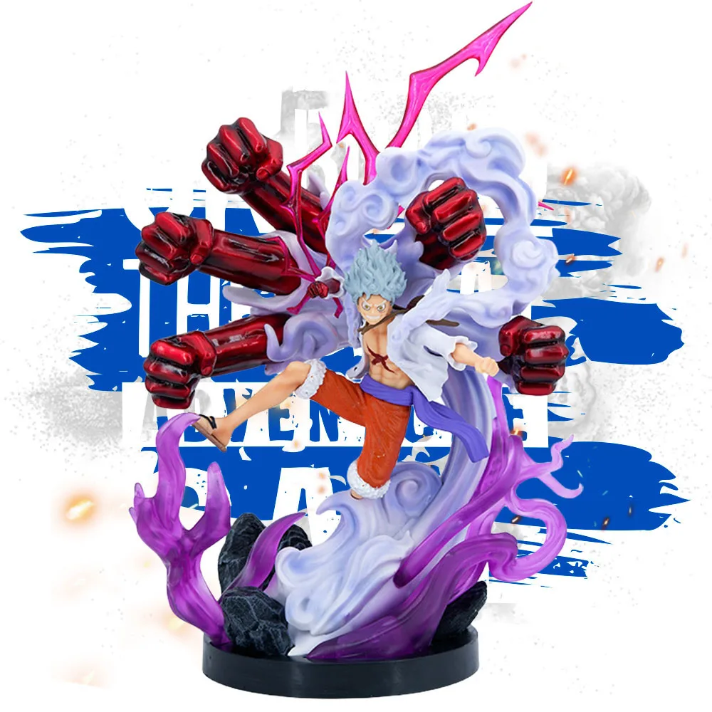 

CSQ Anime Toys ONE PIECE IU Sun God Luffy Figure Fifth Gear Monkey D Luffy Figura 28cm PVC Figures Collection Model For Gifts