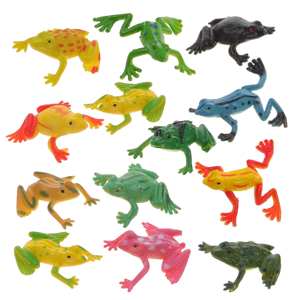 

Simulation Frog Small Frogs Figurines Simulated Ornament Decorations Model Lifelike