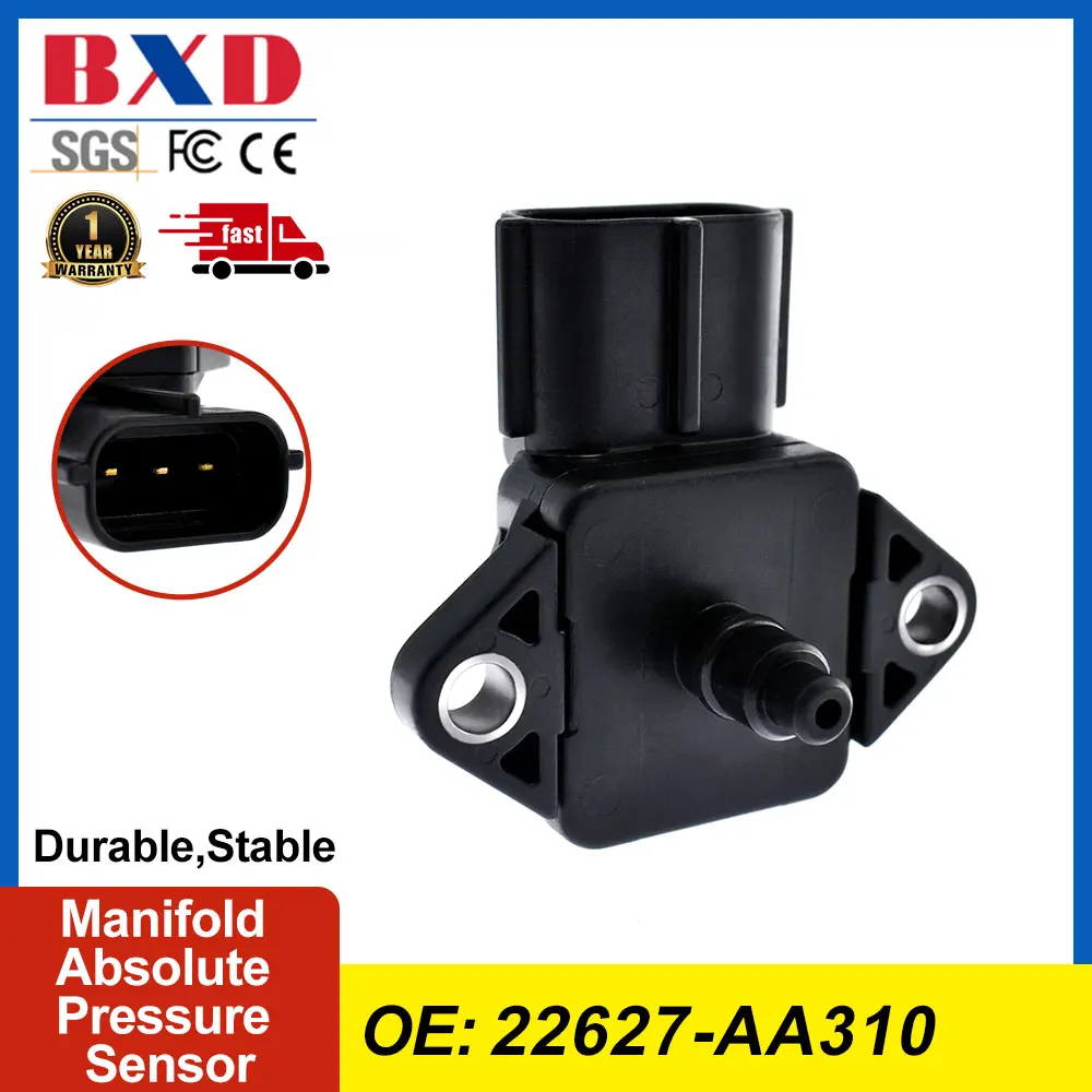 

Manifold Absolute Pressure Sensor 22627-AA310 0798007560 22627-AA360 22627-AA3330 For Subaru Forester 2006-2009, Impreza