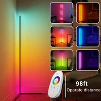 led corner lamp rgb atmosphere floor lamp disassembly splicing floor lamp night light for home decoration