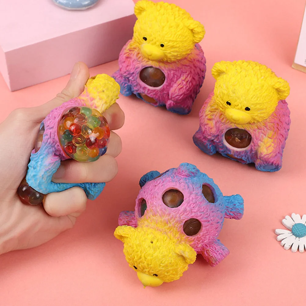 

5 Pcs Vent Toy Toys Portable Fidget Decompression Anger Relief Pinch Music Kids Pressure Tpr Stretchy For Anxiety Child Stress