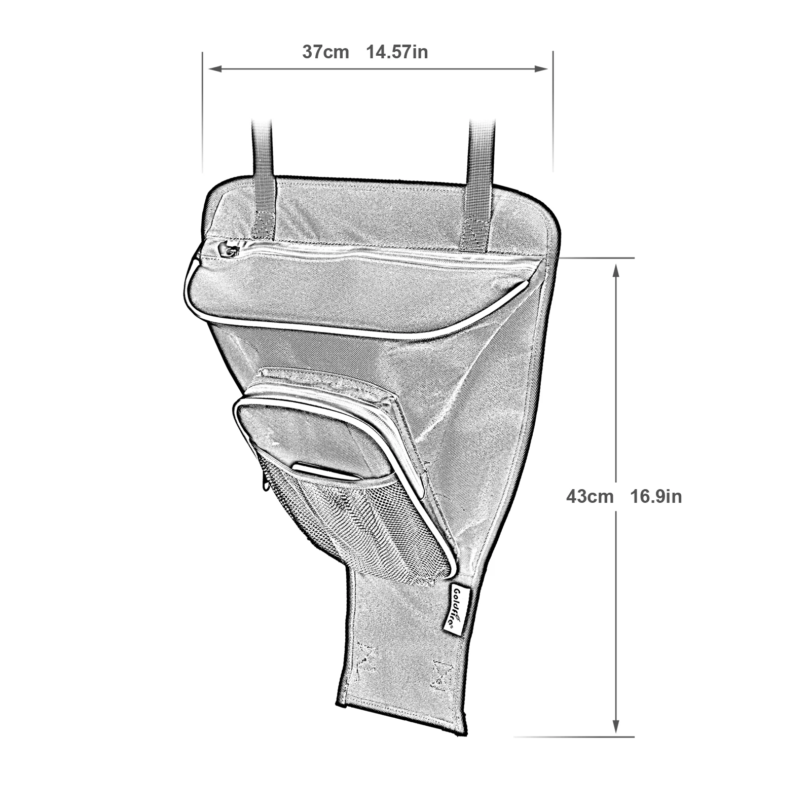 Аксессуары UTV 1680D RZR сумка для хранения на центральное сиденье подходит POLARI 1000 XP 800