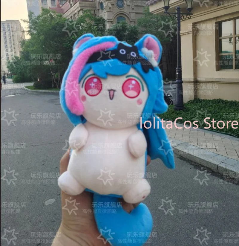 Фото Плюшевая кукла Neverness To Everness Mint Kawaii, аниме-игрушка, хлопковая кукла, брелок, пушистый кулон, талисман, подарок на день рождения, Рождество №3
