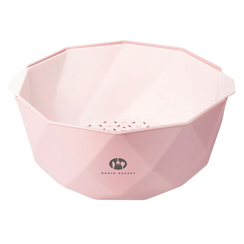 

Кухонная стандартная чаша, фрукты и фотообои, двухслойная сливная раковина и корзина, розовый цвет