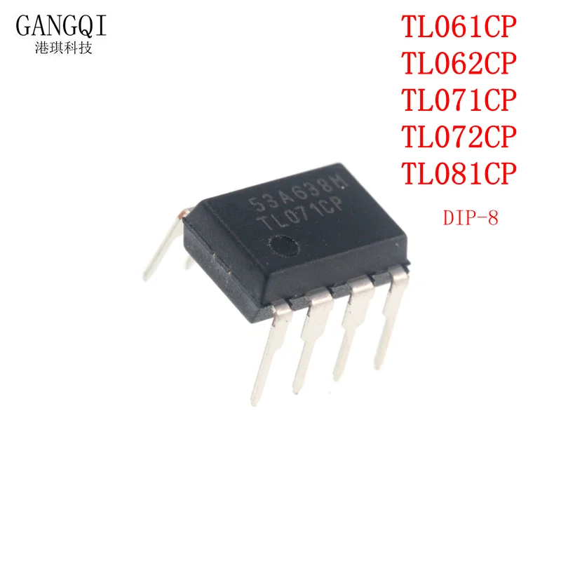 10 шт. TL061 TL062 TL071 TL072 TL082 DIP-4 TL061CP TL062CP TL071CP TL072CP TL081CP DIP рабочий усилитель, Новая интегральная схема