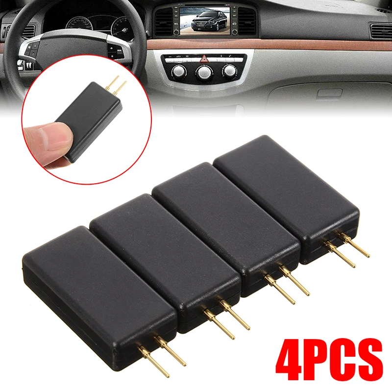 

New 4PCS Car Airbag Simulator Emulator Bypass Garage SRS Fault Finding Diagnostic Tool Universal for Car Auto Truck Accessories