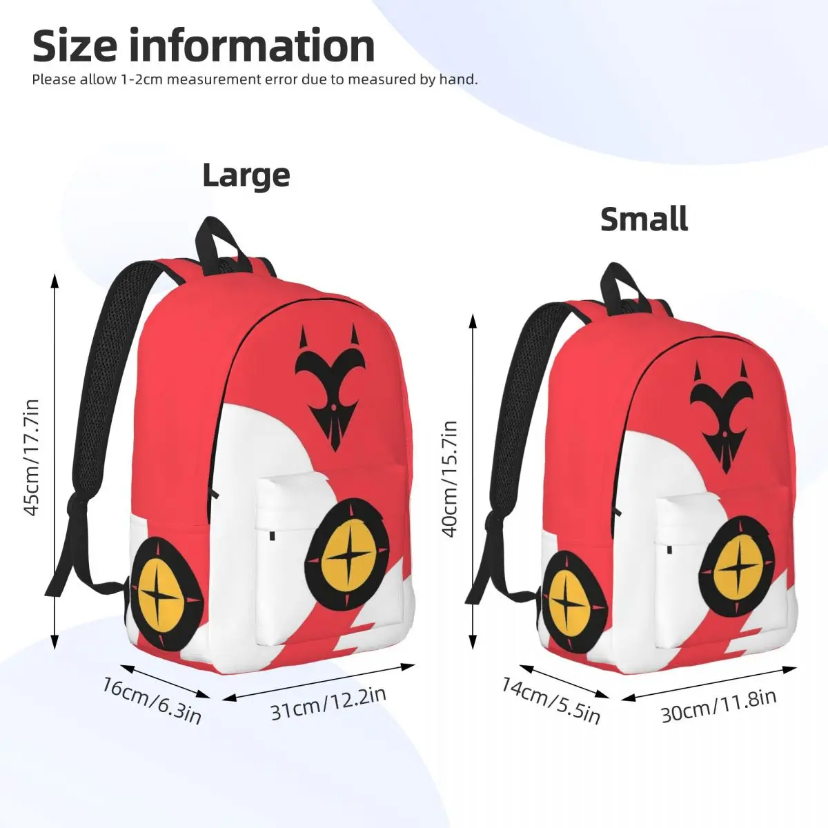 Спортивный рюкзак Helluva Boss Blitzo для мальчиков и девочек школьный учеников книг