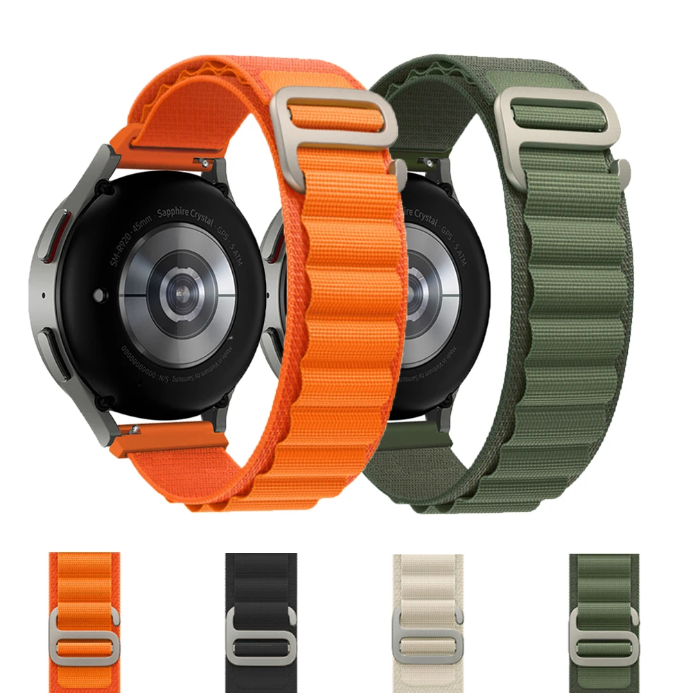 

Ремешок 20 мм 22 мм для Samsung Galaxy Watch 4/5 Pro 45 мм, браслет для Amazfit GTR 4 3 Pro, браслет для Galaxy Watch 5 4 Classic 44 мм