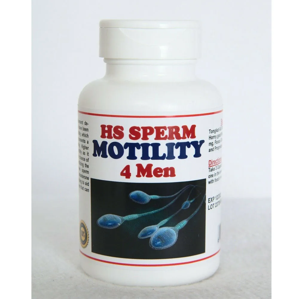 

HS SPERM MOTILITY 4MEN FERTILITY BOOSTER CONCEPTION AID MALE SUPPORT INCREASE SPERM MOBILITY VOLUME IMPROVE FERTILITY 120 CAPS