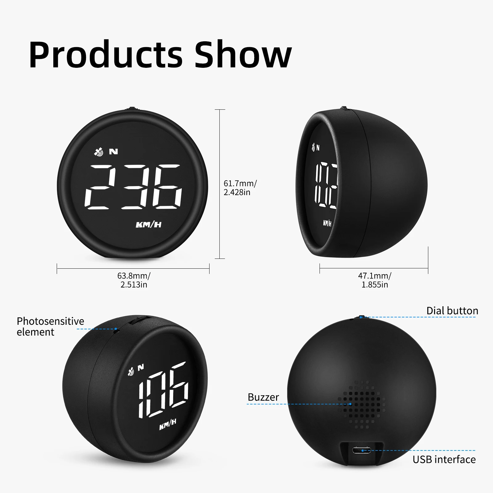 wiiyii g1 gps hud display on board computer digital car electronic speedometer smart gadgets accessory all for car free global shipping