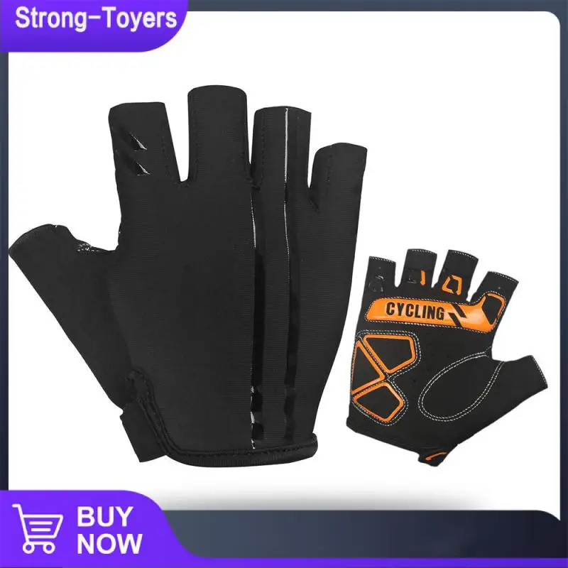 

Летние велосипедные перчатки с коротким пальцем, противоударные дышащие перчатки для горного и дорожного велосипеда, мужские и женские спо...