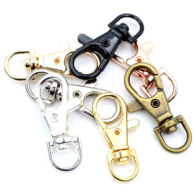 32mm 36mm 38mm Bronze Rhodium Gold Silver Plated Jewelry Findings,Lobster Clasp Hooks for Necklace&Bracelet Chain DIY