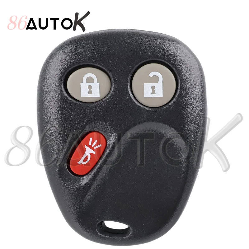 

3 кнопки LHJ011 Сменный чехол для дистанционного ключа для Chevrolet Chevy GMC Silverado Tahoe Suburban 2003-2006 гг. Чехол для автомобильного ключа