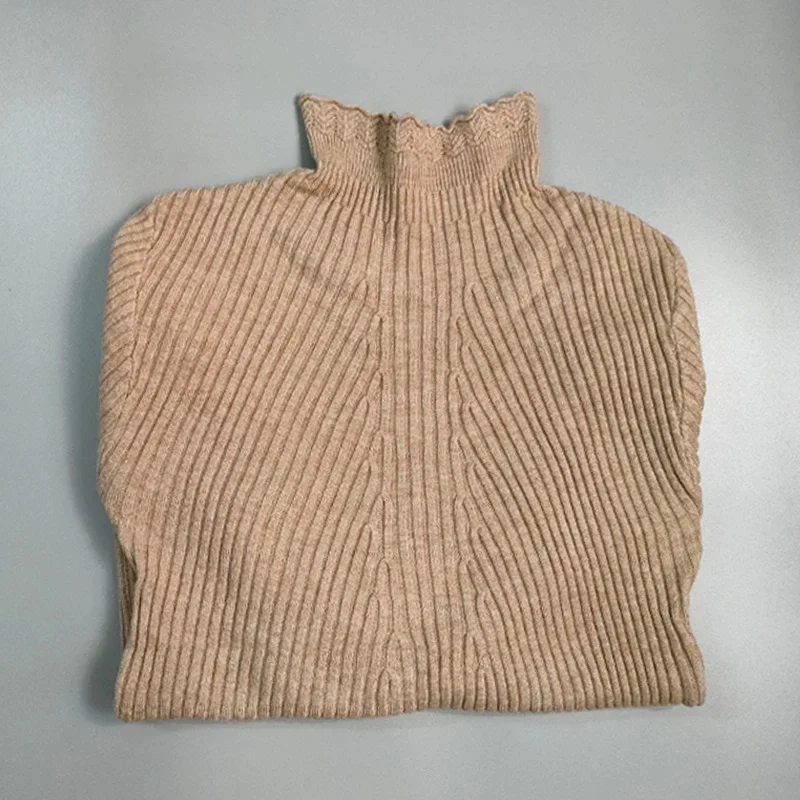 Винтажные вязаные свитера женские шикарные кружевные пуловеры с длинным рукавом