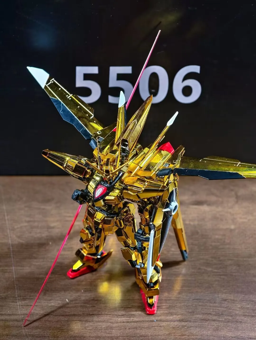 Фото Модель меха Changlong 5506 1/144 ORB-01 Akatsuki Oowashi Unit, полностью позолоченная, с электролитической отделкой, сборная, аниме-фигурка из пластика №2