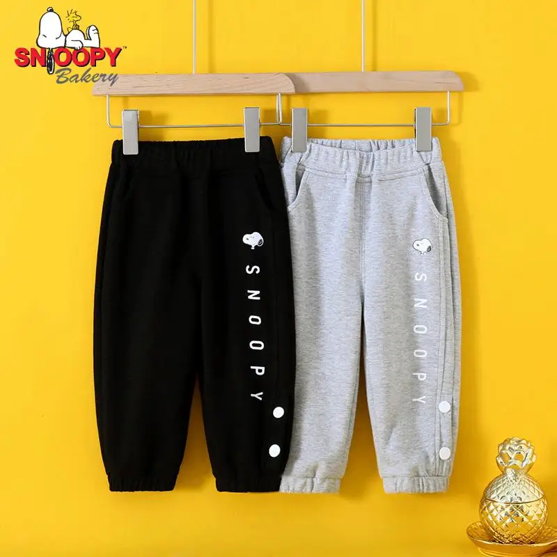 

New Snoopy Children Casual Pants Cartoon Kids Baby Boy Girl Trousers for Sports Clothing Toddler Bottoms Infant Baby Clothes