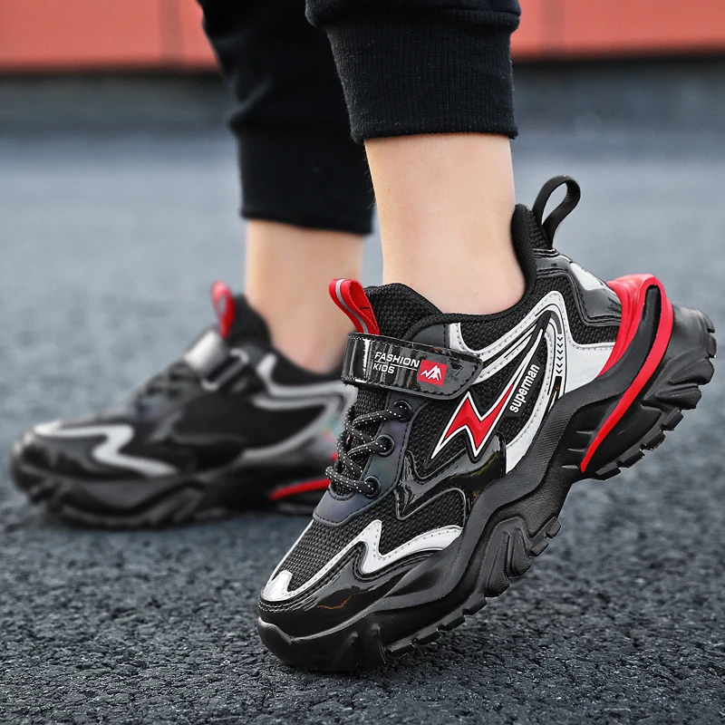 2023 Summer Children Shoes Running Sports Kids Sneakers Breathable Walking Flat Fashion Girls Casual Shoes Tenis Infantil Menino