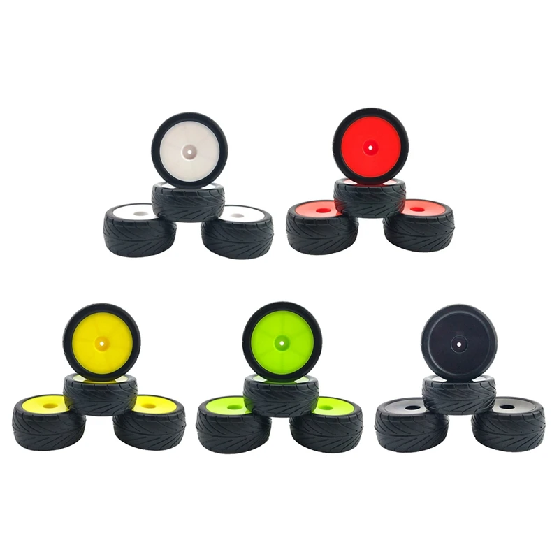 

4 PCS HPI WR8 Tire Running Broker Road Tire Unlimited For 94177-94118 1/10 Off-Road Vehicle Tire