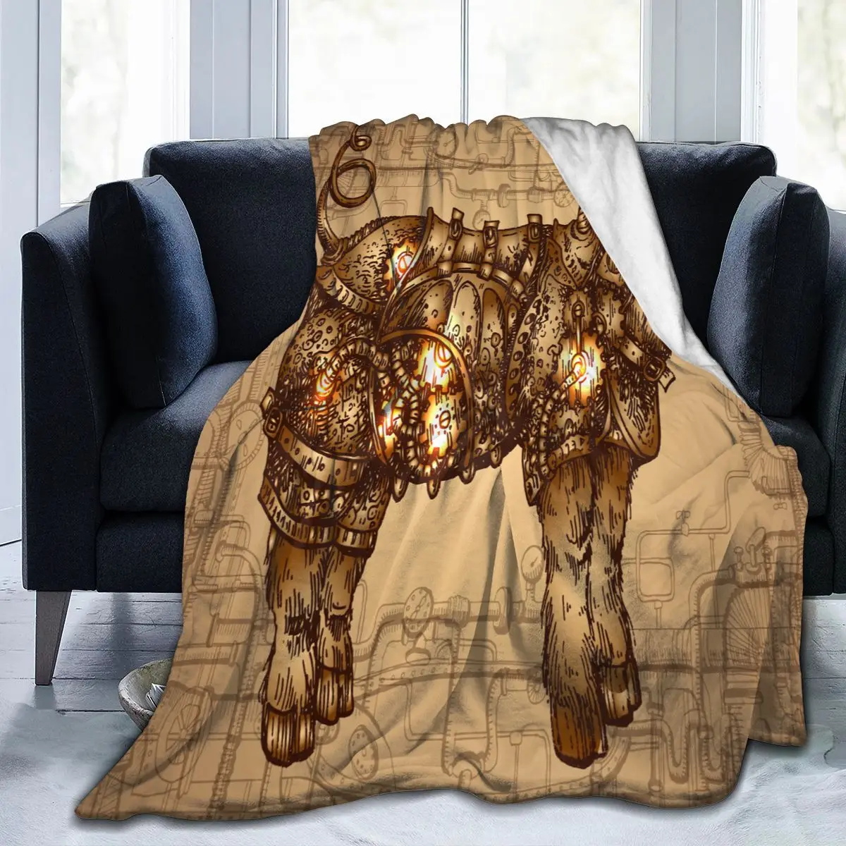 

Фланелевое Одеяло в стиле стимпанк, ультрамягкое Флисовое одеяло в виде свиньи, для халата, дивана, кровати, путешествий, дома, зима, весна, о...