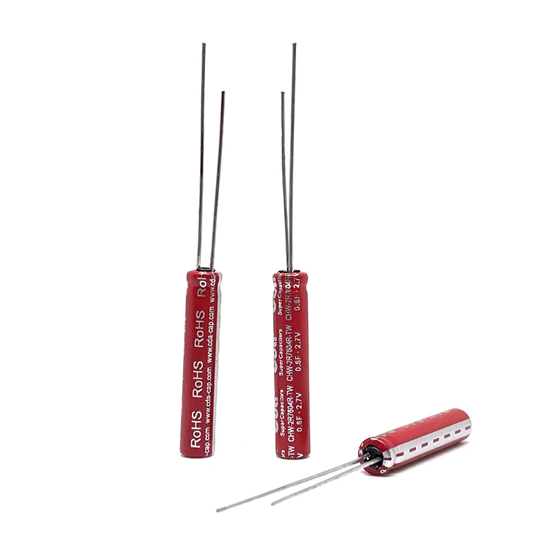 

CHW CDA Super Capacitors Farad capacitor CHW-2R7604R-TW 2.7V 0.6F SuperCapacitors