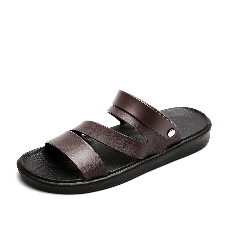 Sport Sandals Leather Clog Man Shoes 