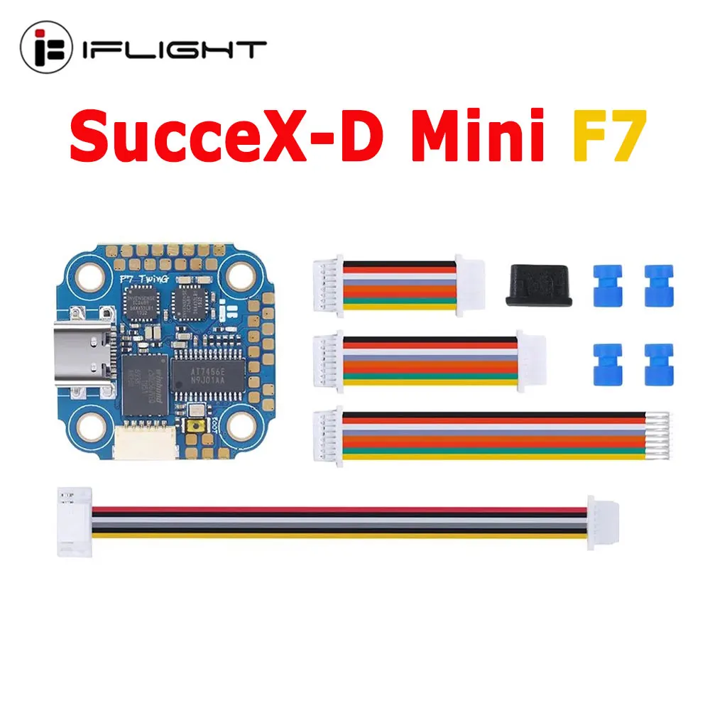 

IFlight SucceX-D Mini F7 TwinG 2-8S Flight Controller (ICM20689) with Universal USB type-C connection for HD FPV system Drone