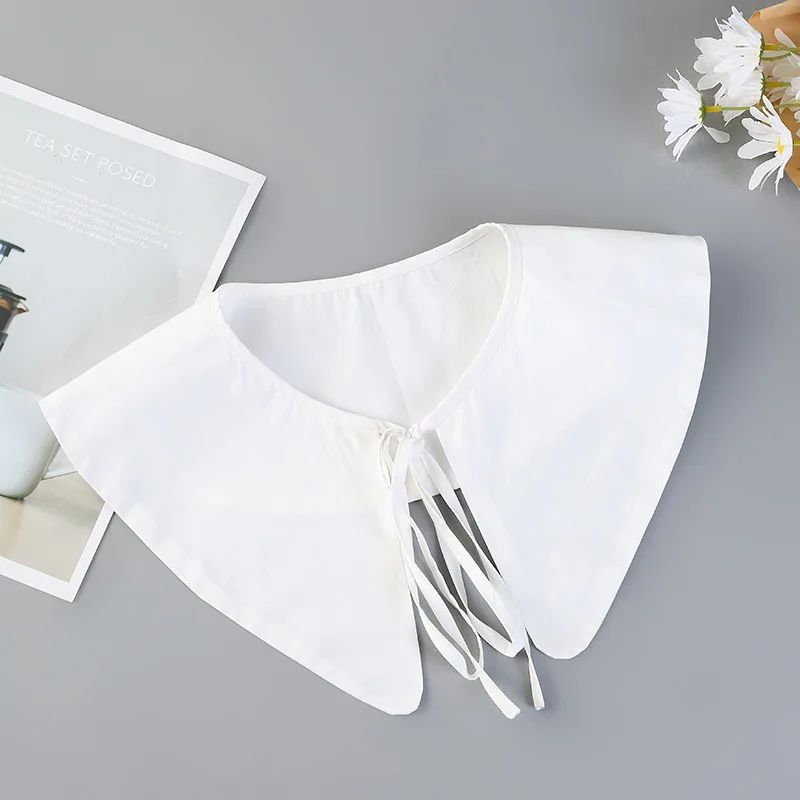 

Регулируемый накладной воротник для взрослых, шаль, шарф для женщин, рубашка, съемные воротники, Женский накладной воротник, Шейное ожерелье, наполовину рубашка, искусственный воротник