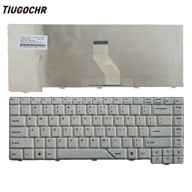 

New For Acer Aspire 4520 4710 4720 4920 5220 5310 US gray white Keyboard