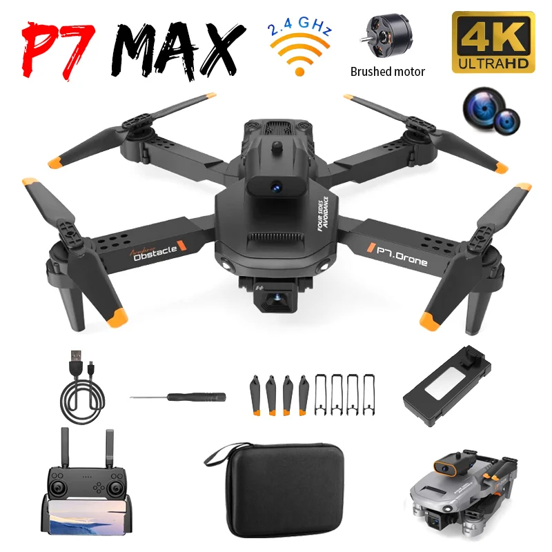

2022 NEW P7 WIFI Drone 4K HD 360 Double Camera Obstacle Avoidance Drones Aerial Photography Four-Axis Rc Helicopter Kid Toy Gift